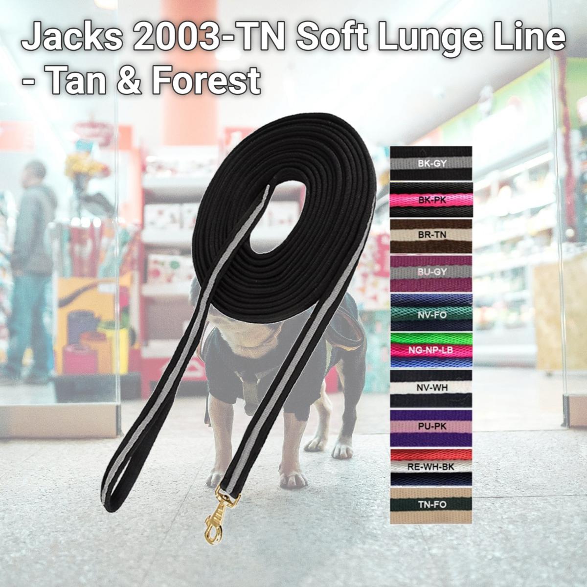 Picture of Jacks 2003-TN Soft Lunge Line - Tan & Forest