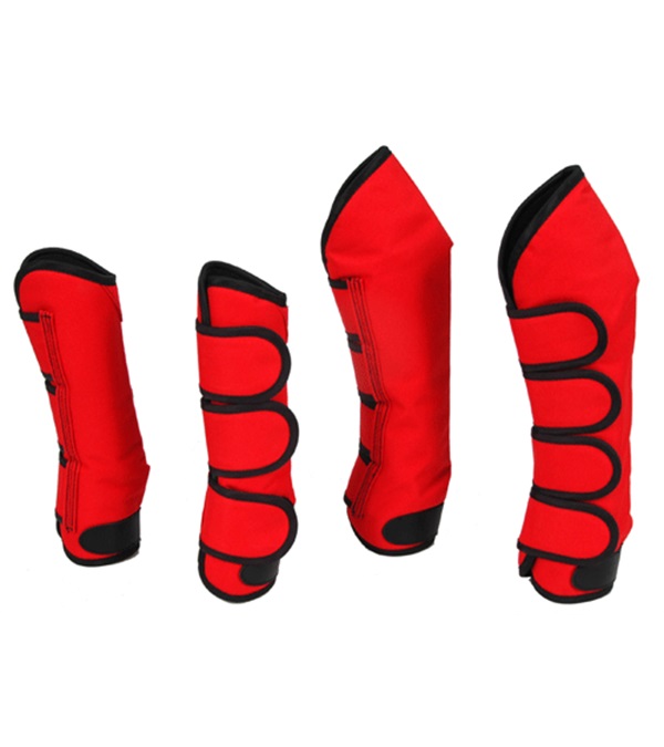 Picture of Jacks 77-RE Mini Pro Shipping Boots - Red&#44; Set of 4