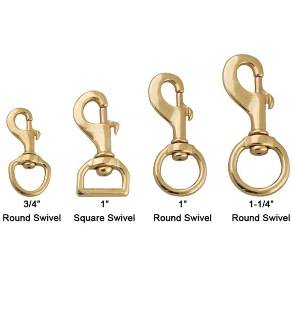 Picture of Jacks 225-1 1 in. Solid Brass Snap with Square Swivel