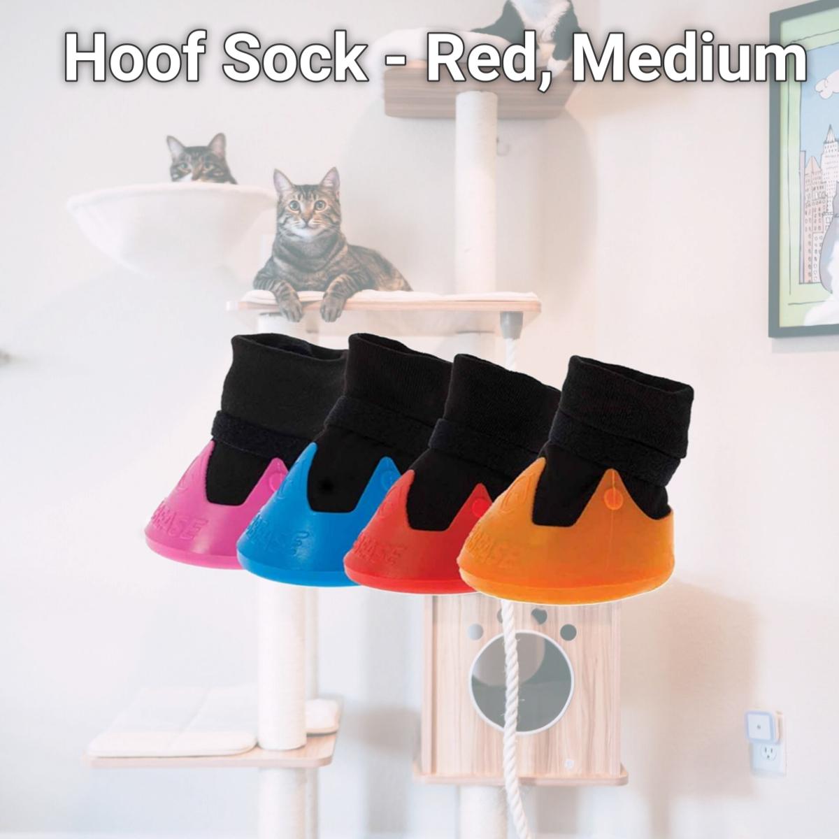 Picture of Tubbease 3760-M Hoof Sock - Red, Medium