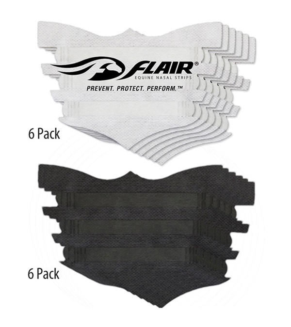 Picture of Flair 3081-WH Equine Nasal Strips - White, Pack of 6