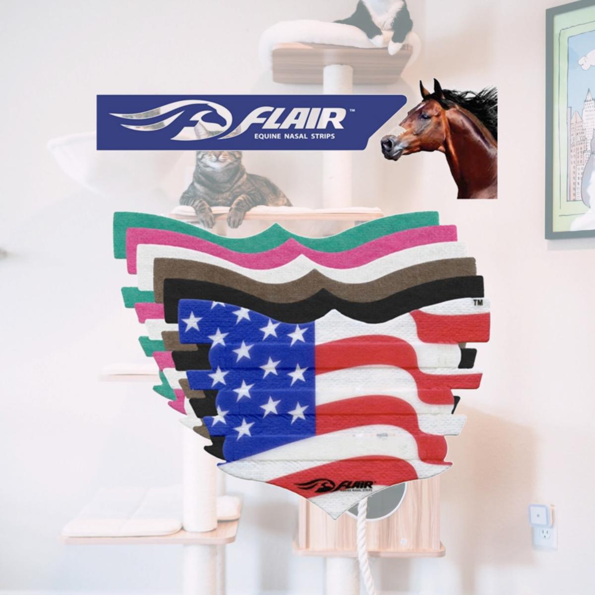 Picture of Flair 3080-BR Equine Nasal Strip - Brown