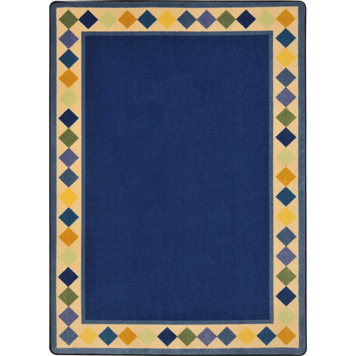 1856C 5 ft. 4 in. x 7 ft. 8 in. Delightful Diamonds Kid Essentials Rectangle Rug  Multicolor