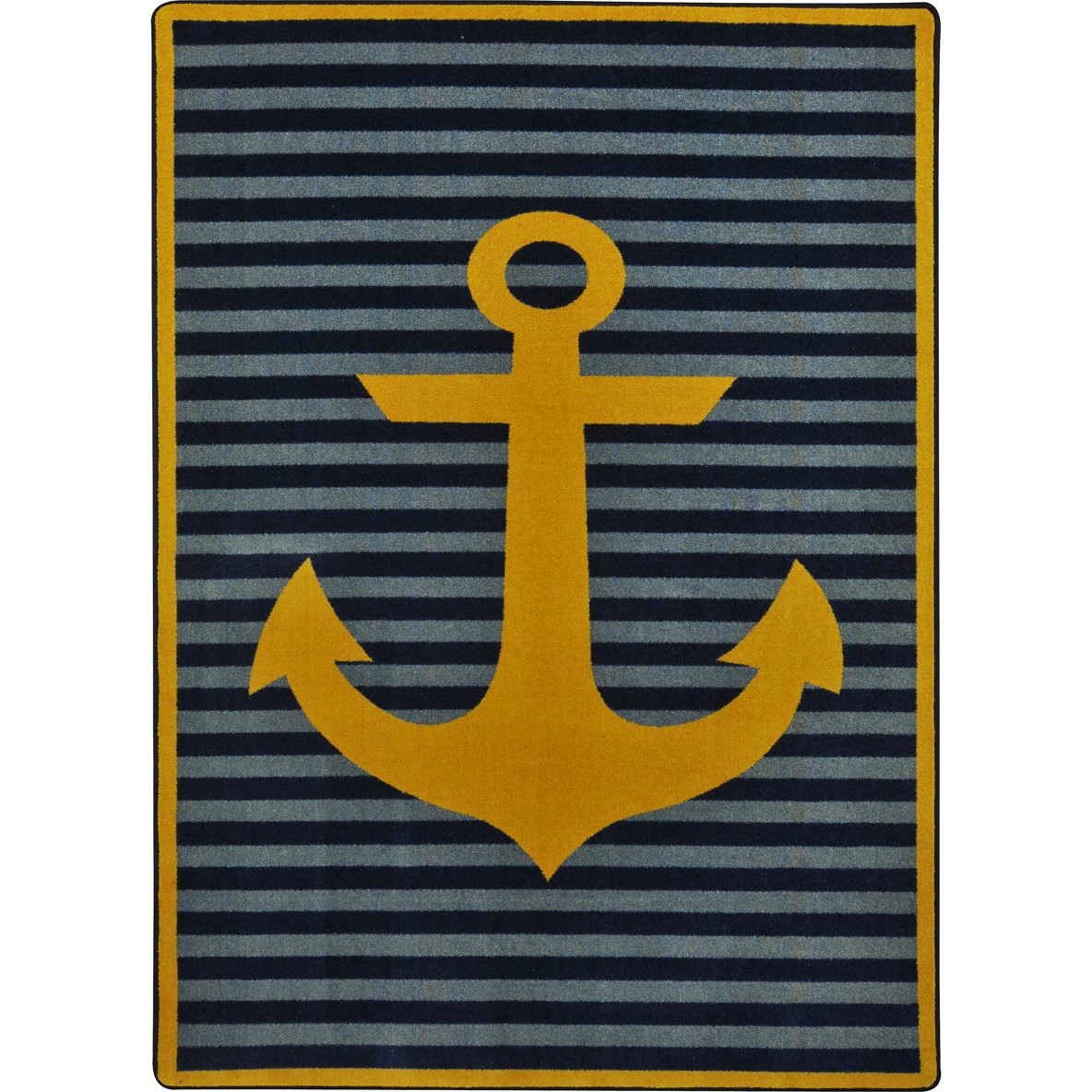 3 ft. 10 in. x 5 ft. 4 in. Safe Mooring Rectangle Rug  Yellow