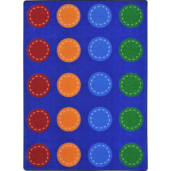 Spaces & Places Rug in Multi  5.4 in. x 7.8 in.