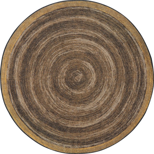 Feeling Natural Rug in Walnut - Round 5 ft. 4 in.