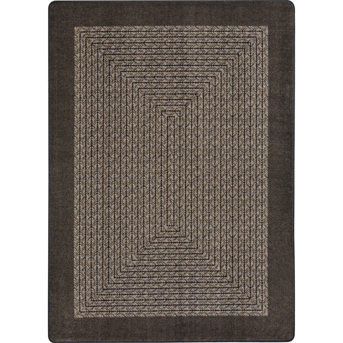 Like Home Rug in Chocolate - Oval  3.10 in. x 5.4 in.