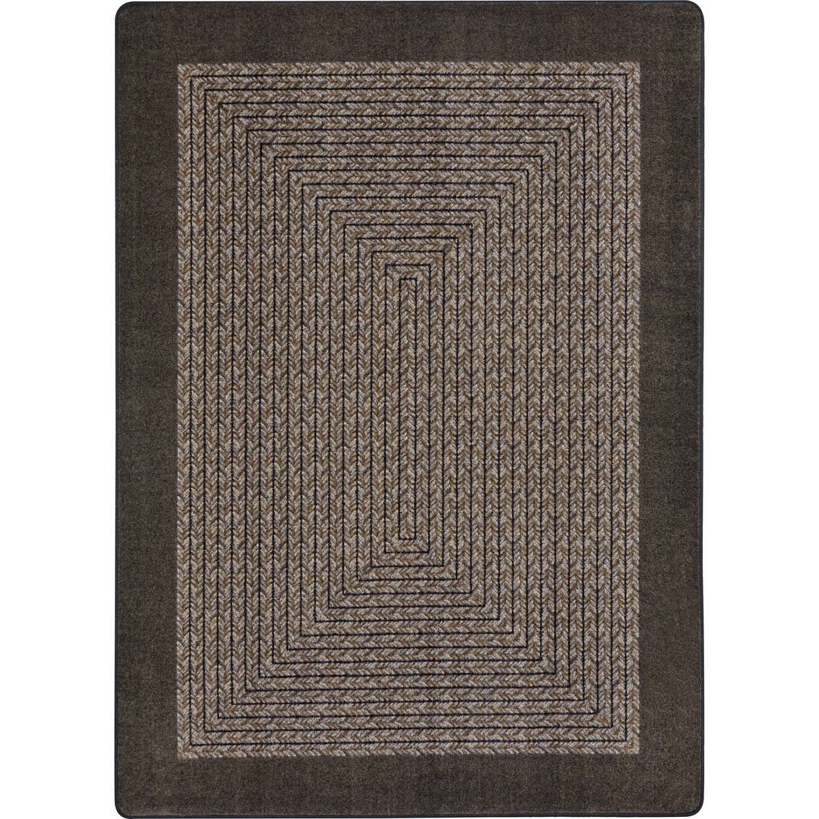 Like Home Rug in Chocolate - Round  5 ft. 4 in.
