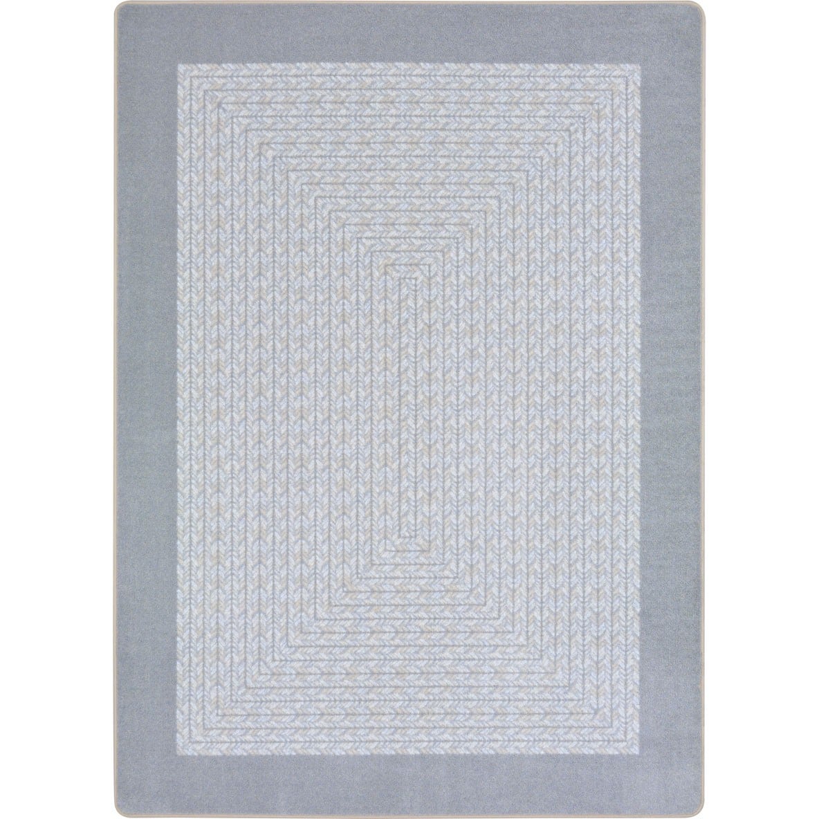 Like Home Rug in Silver  7.8 in. x 10.9 in.