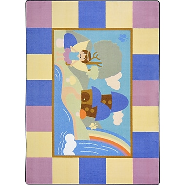 7 ft. 7 in. Kid Essentials Round Lil Fairy Kids Rug  Multicolor