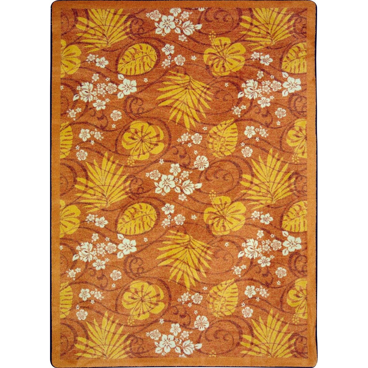 1576D-02 7 ft. 8 in. x 10 ft. 9 in. Kaleidoscope - Whimsical Rectangle Trade Winds Area Rug  Coral