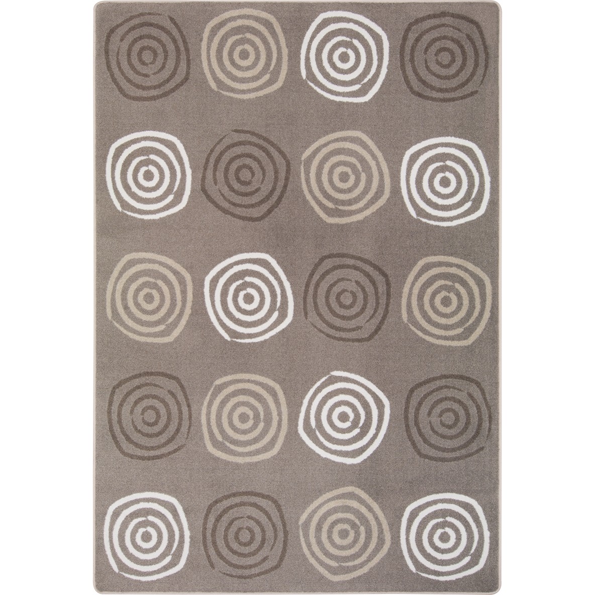 Simply Swirls Rectangle Area Rug  Neutral - 7 ft. 8 in. x 10 ft. 9 in.