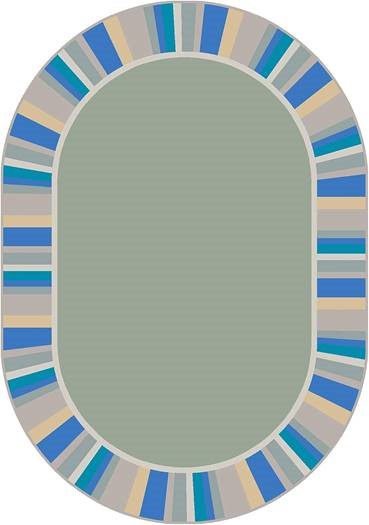Off the Cuff Oval Area Rug  Sage - 7 ft. 8 in. x 10 ft. 9 in.