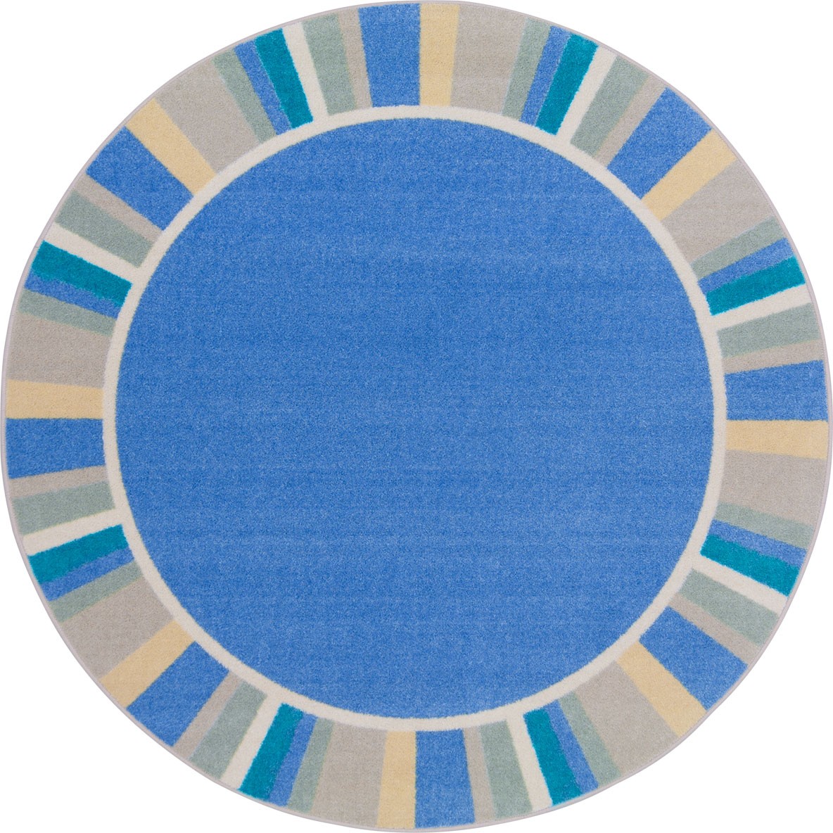 Off the Cuff Round Area Rug  Light Blue - 7 ft. x 7 in.