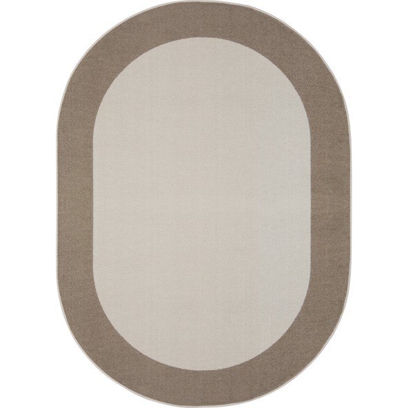 Easy Going Oval Area Rug  Neutral - 5 ft. 4 in. x 7 ft. 8 in.
