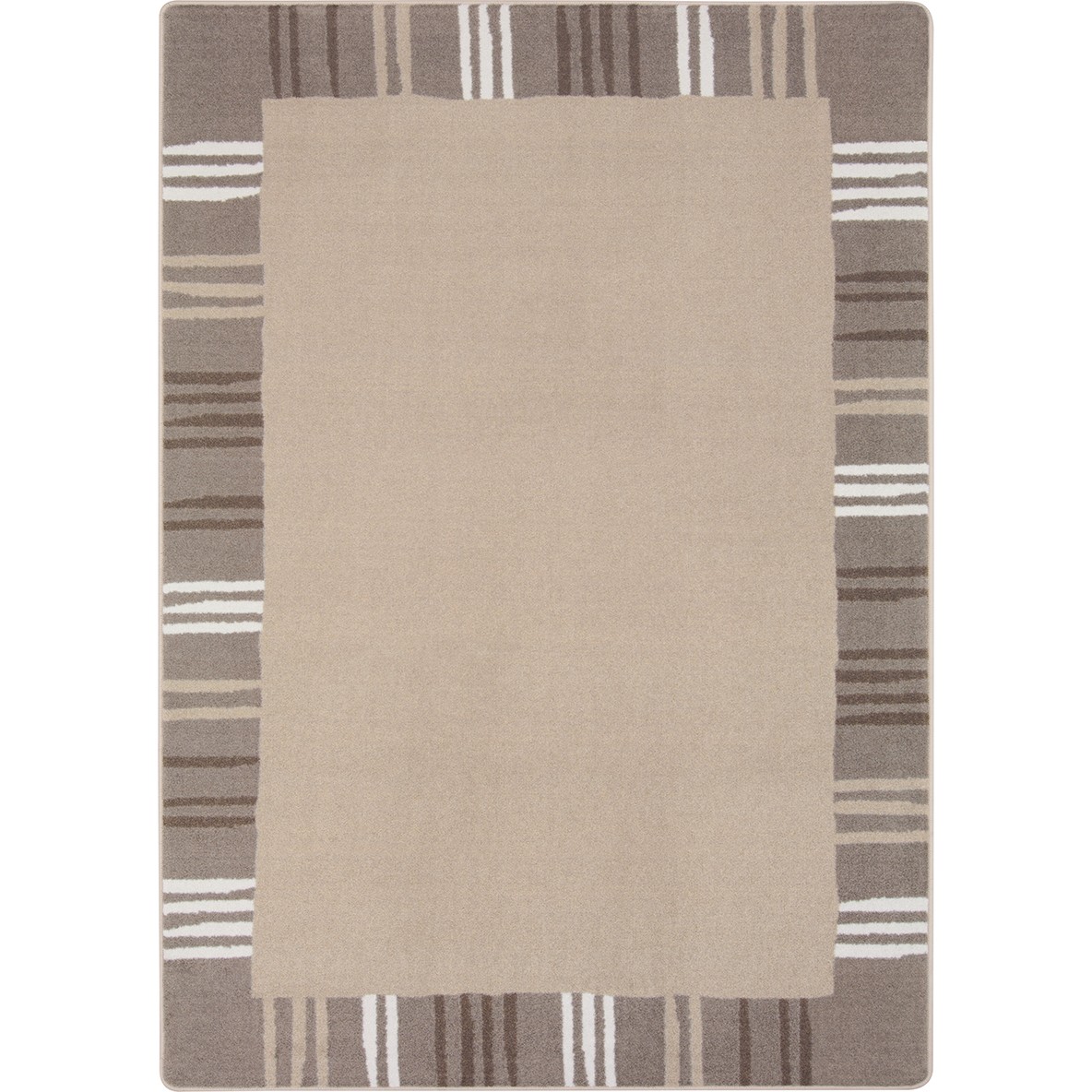Seeing Stripes Rectangle Area Rug Neutral - 7 ft. 8 in. x 10 ft. 9 in.