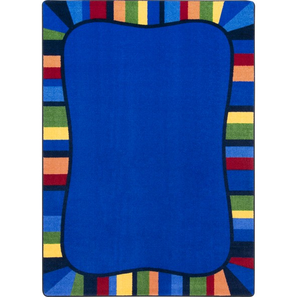 2017C-01 Colorful Accents Rectangle Area Area Rug  Rainbow - 5 ft. 4 in. x 7 ft. 8 in.