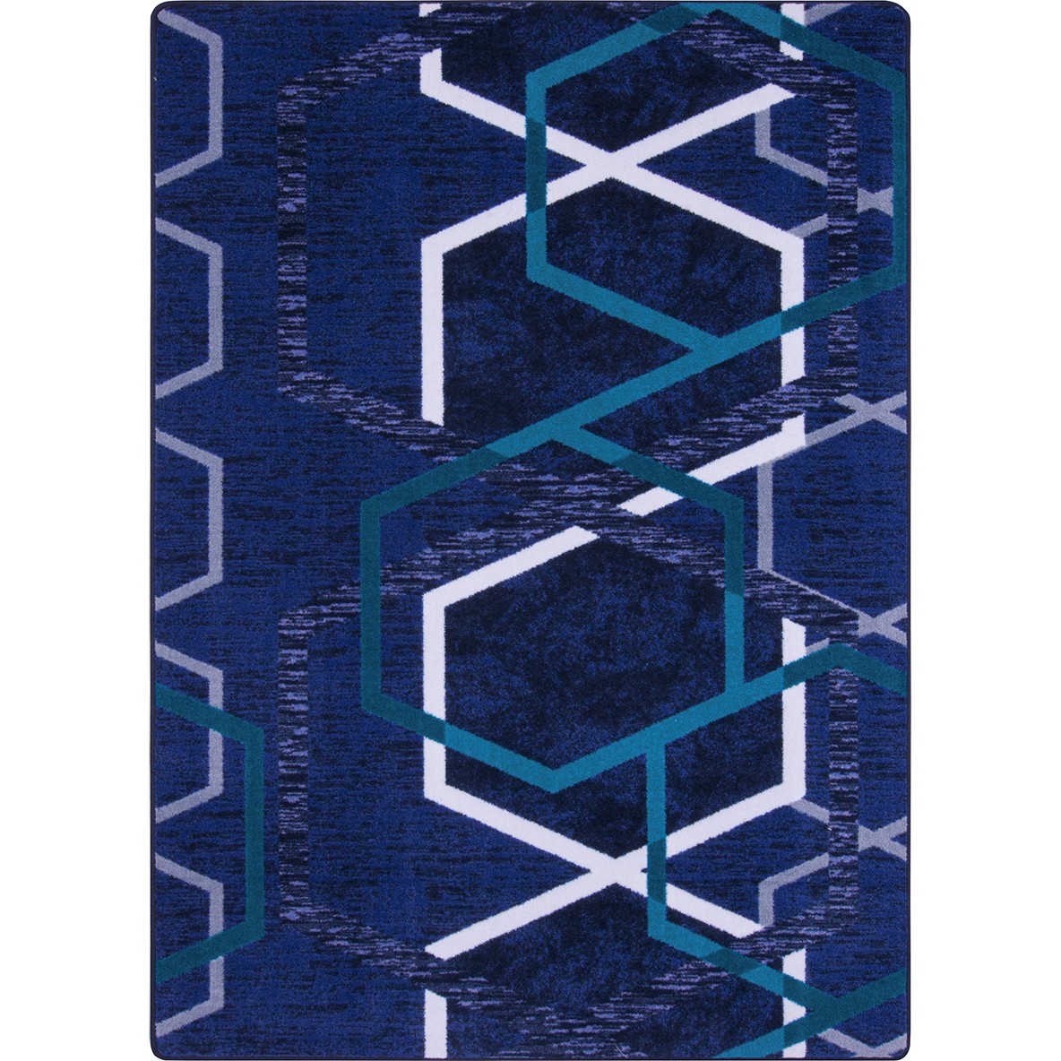 5 ft. 4 in. x 7 ft. 8 in. Double Helix Area Rug Violet
