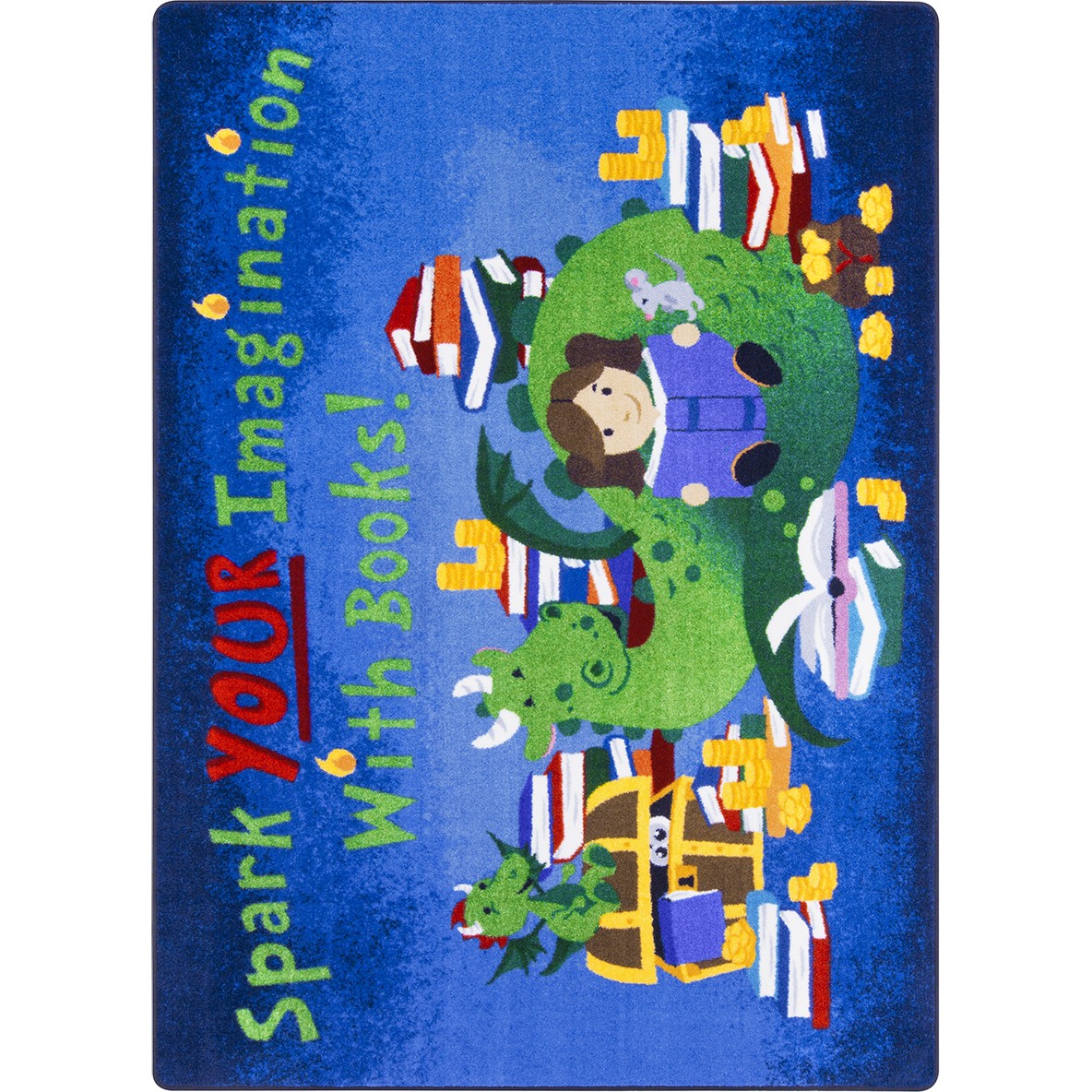 5 ft. 4 in. x 7 ft. 8 in. Reading Cave Area Rug  Multi Color