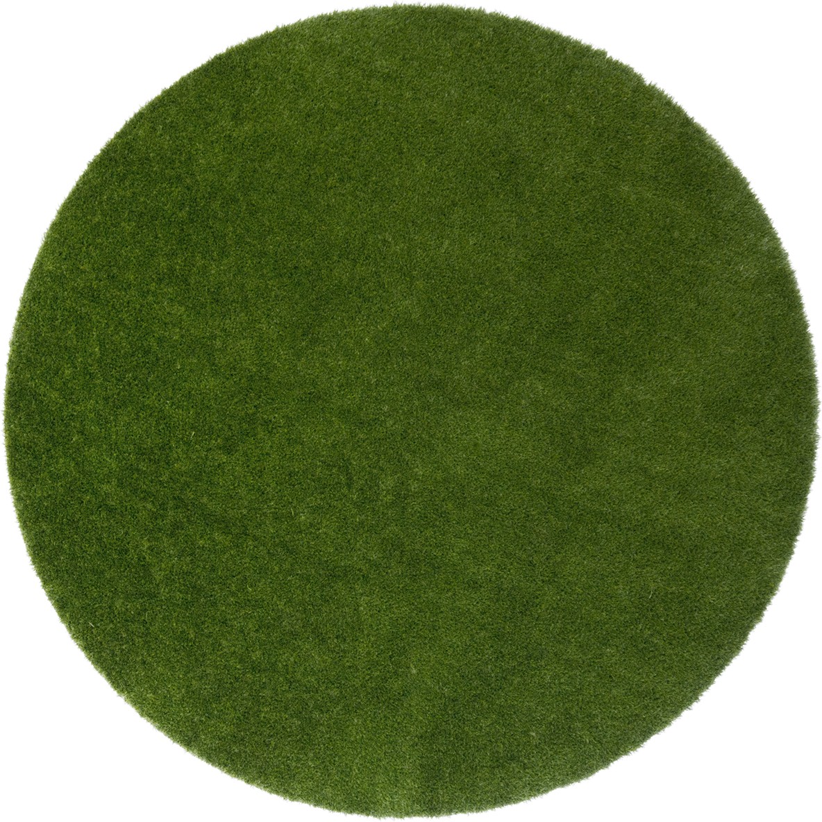 7 ft. x 6 in. GreenSpace Round Area Rug  Green