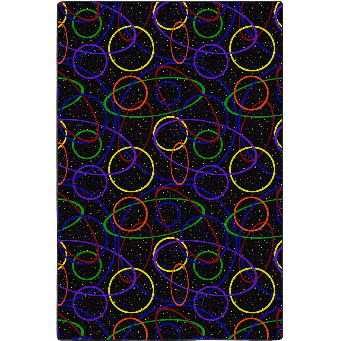 4 x 6 ft. Looped Area Rug  Fluorescent