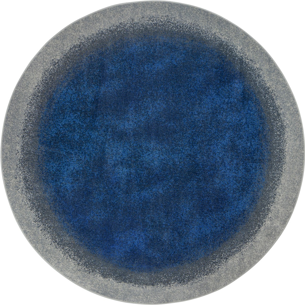 7 ft. 7 in. Grounded Children Rounded Children Round Rug  Marine