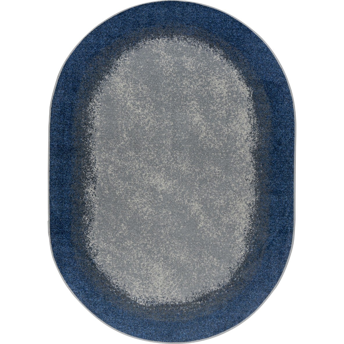 7 ft. 8 in. x 10 ft. 9 in. Urban Edges Children Oval Rug  Marine