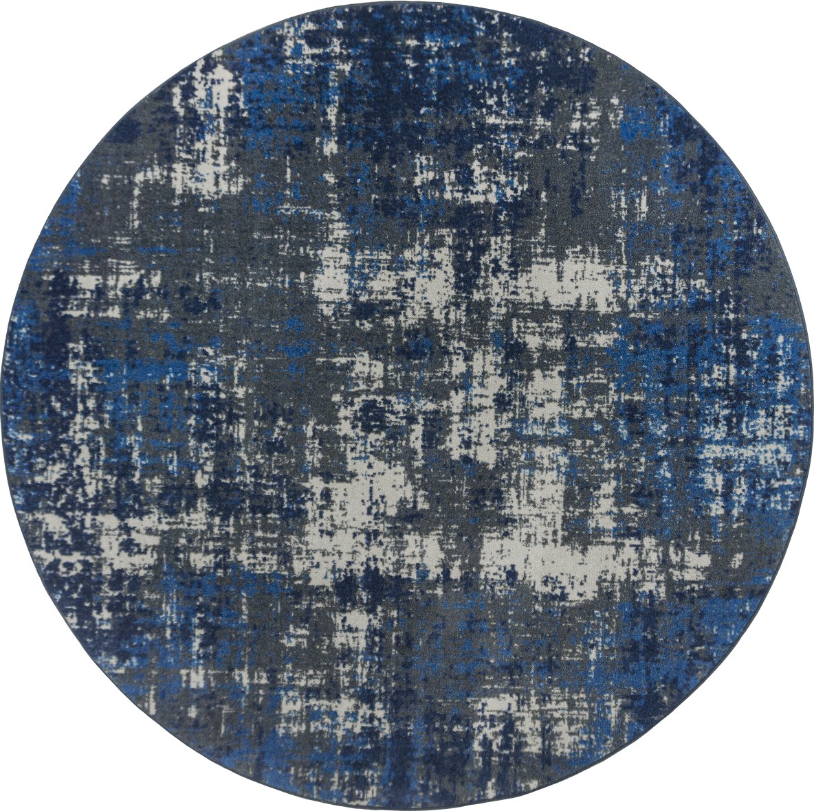 Terra Mae Round Rug - Marine - 7 ft. 7 in. - Eco-Friendly Design