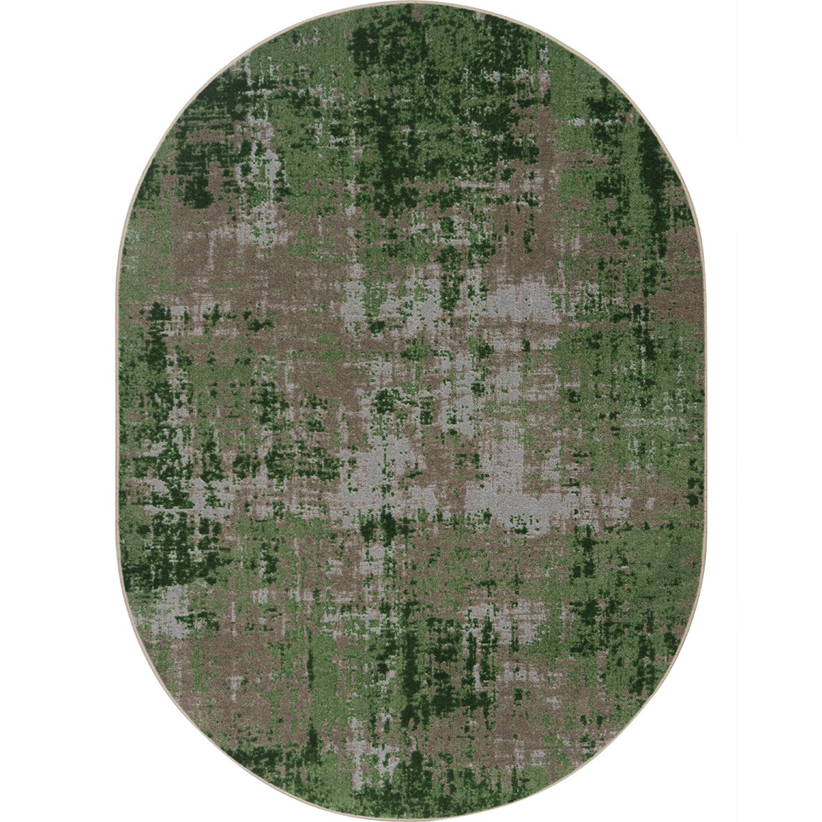 2087CC-01 5 ft. 4 in. x 7 ft. 8 in. Terra Mae Children Oval Rug  Meadow