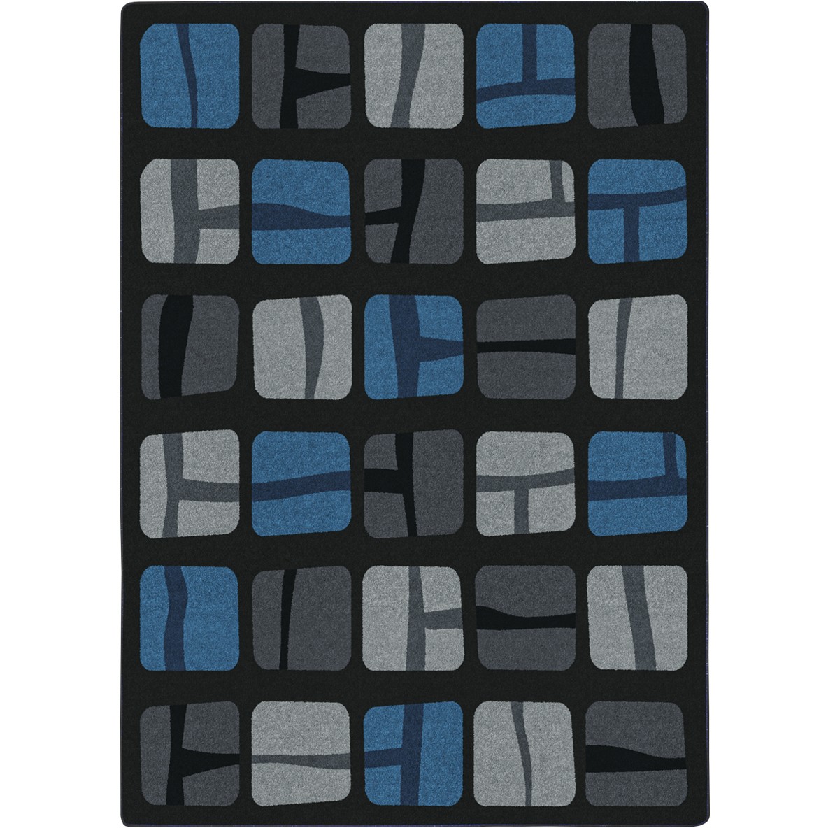 10 ft. 9 in. x 13 ft. 2 in. BioBlocks Children Area Rug Marine