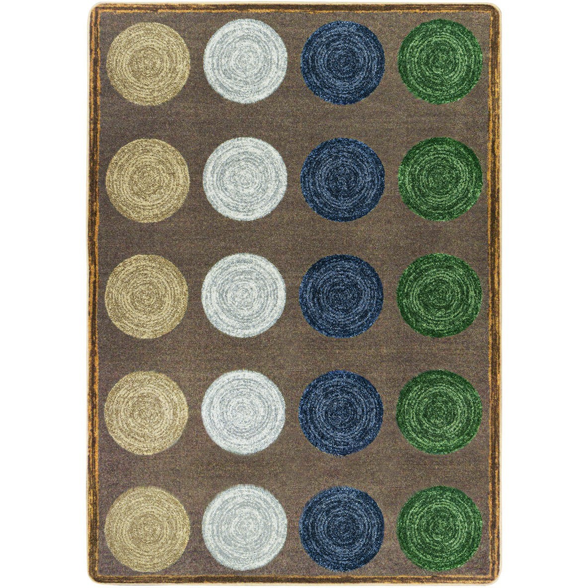 5 ft. 4 in. x 7 ft. 8 in. Mindful Seating Children Area Rug Multi Color