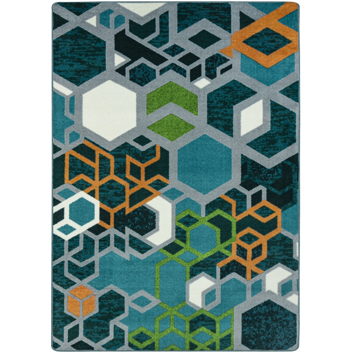 Structured Children Area Rug Citrus