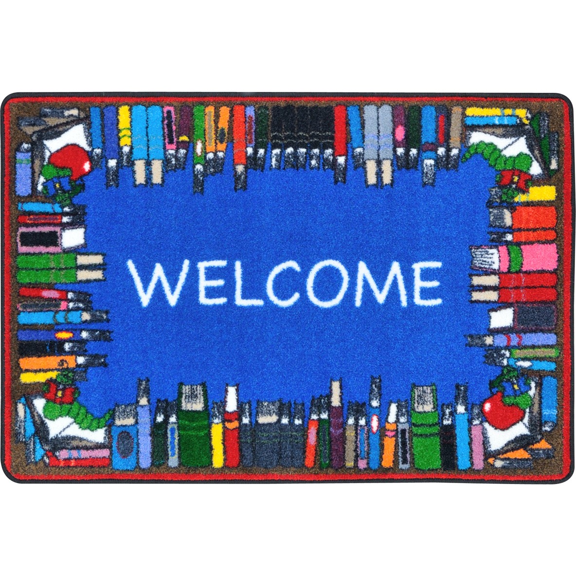 2 ft. 8 in. x 3 ft. 10 in. Read & Learn Rectangle Area Rug Multi Color