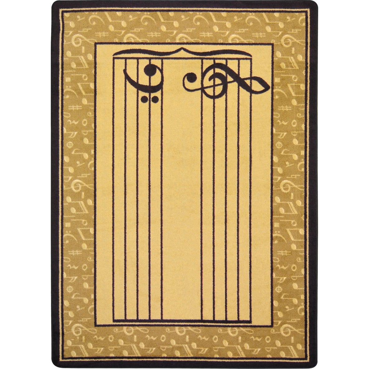 7 ft. 8 in. x 10 ft. 9 in. Fully Staffed Rectangle Area Rug Blue