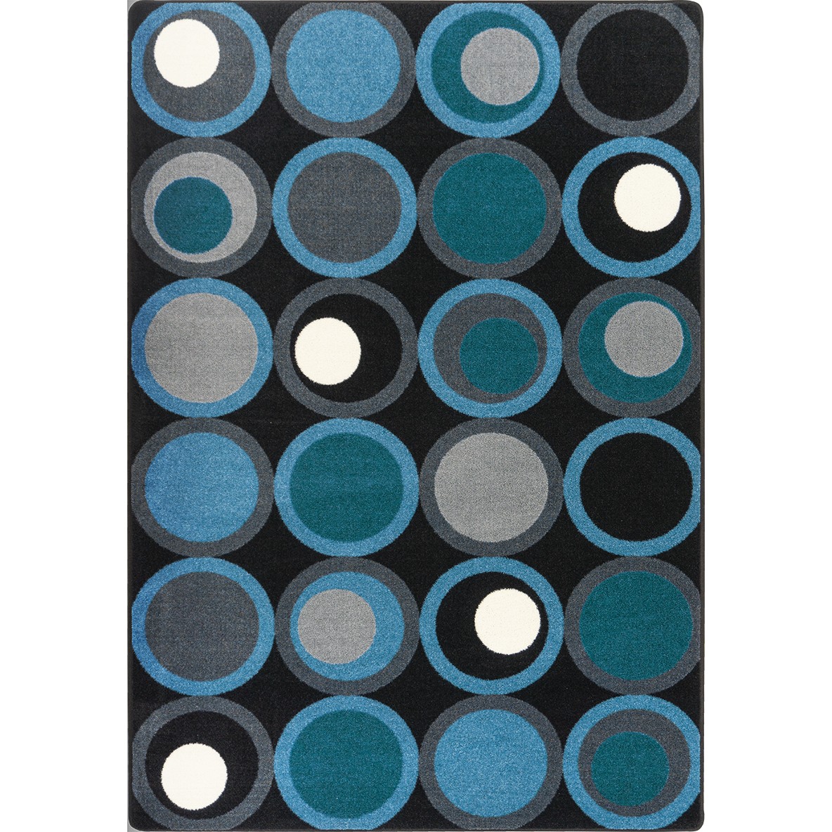 7 ft. 8 in. x 10 ft. 9 in. Circle Back Rectangle Area Rug Sapphire