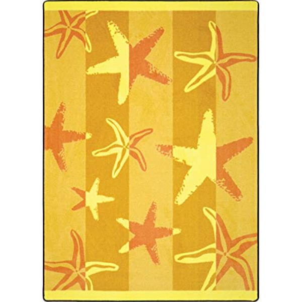 Starfish Rectangle Area Rug Multi Color - 7 ft. 8 in. x 10 ft. 9 in.
