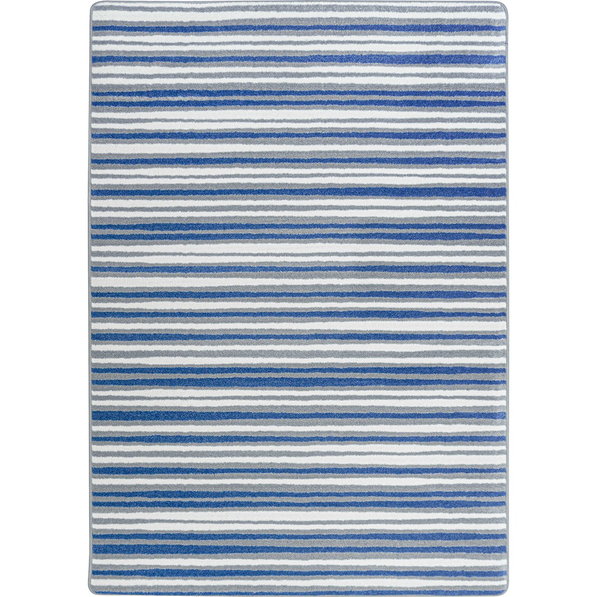 2118C-03 5 ft. 4 in. x 7 ft. 8 in. Between the Lines Area Rug, Blue Skies