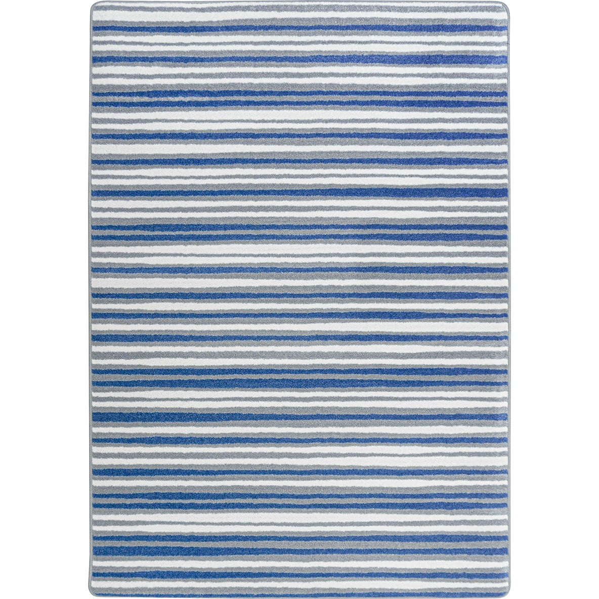 7 ft. 8 in. x 10 ft. 9 in. Between the Lines Area Rug, Blue Skies