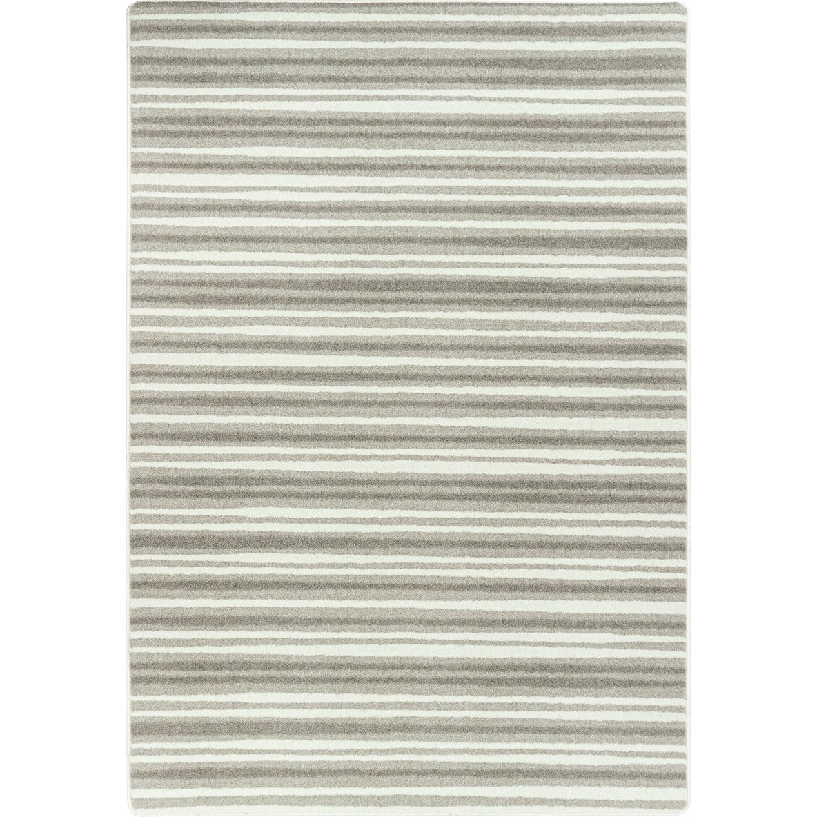 7 ft. 8 in. x 10 ft. 9 in. Between the Lines Area Rug, Linen