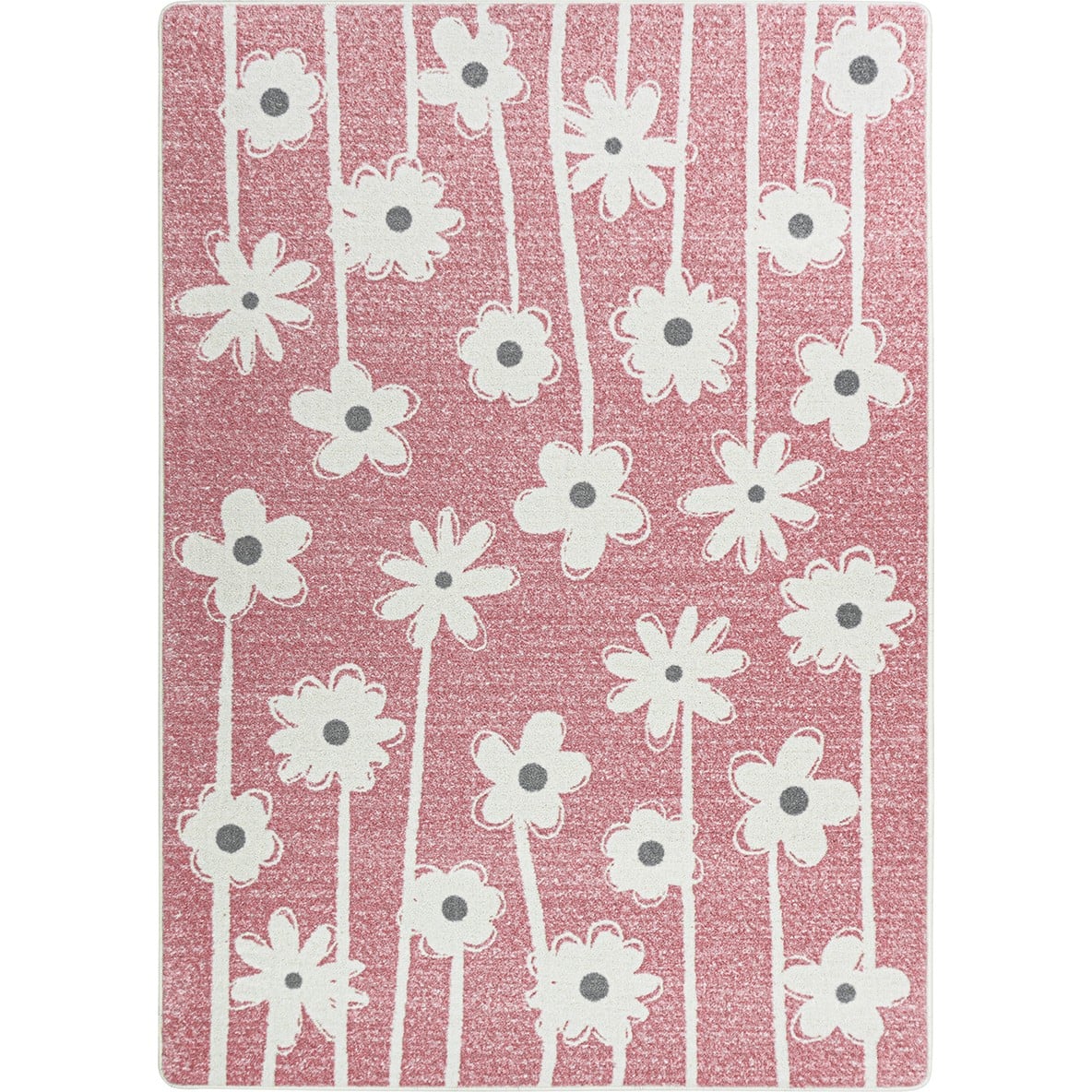 3 ft. 10 in. x 5 ft. 4 in. Big Blooms Area Rug, Blush