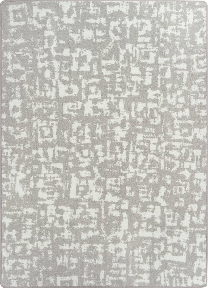 3 ft. 10 in. x 5 ft. 4 in. Block Print Area Rug, Dove