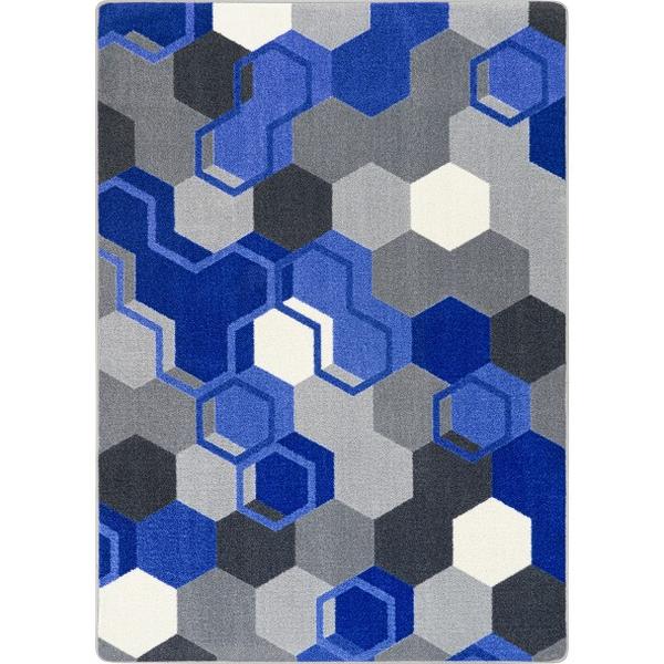 2139D-01 92 x 7 x 7 in. Team Up Rectangle Area Rug, Blue