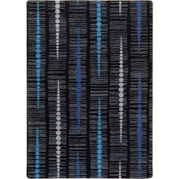 Recoil Rectangle Area Rug - Sapphire - 47 x 5 x 5 in.