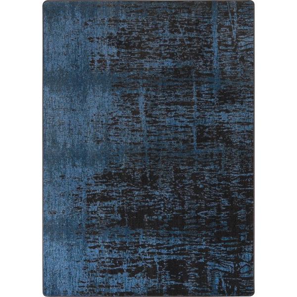 Coastal Canvas Rectangle Area Rug - Deep Water - 92 x 7 x 7 in.