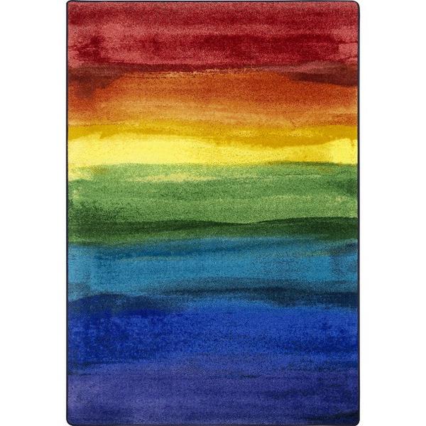 Rainbow Magic Rectangle Area Rug - Rainbow - 67 x 6 x 6 in.