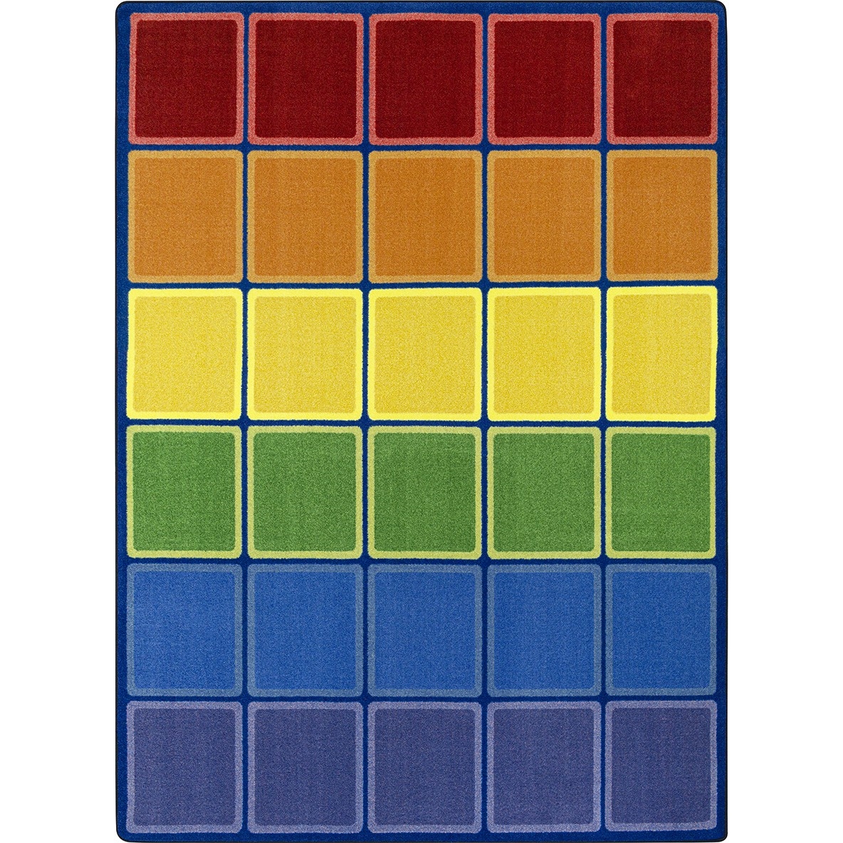 Rainbow Blocks 10'9' x 13'2' Area Rug In Color