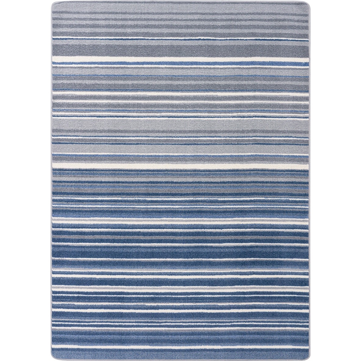 Fine Line 10'9' x 13'2' Area Rug In Color Marine