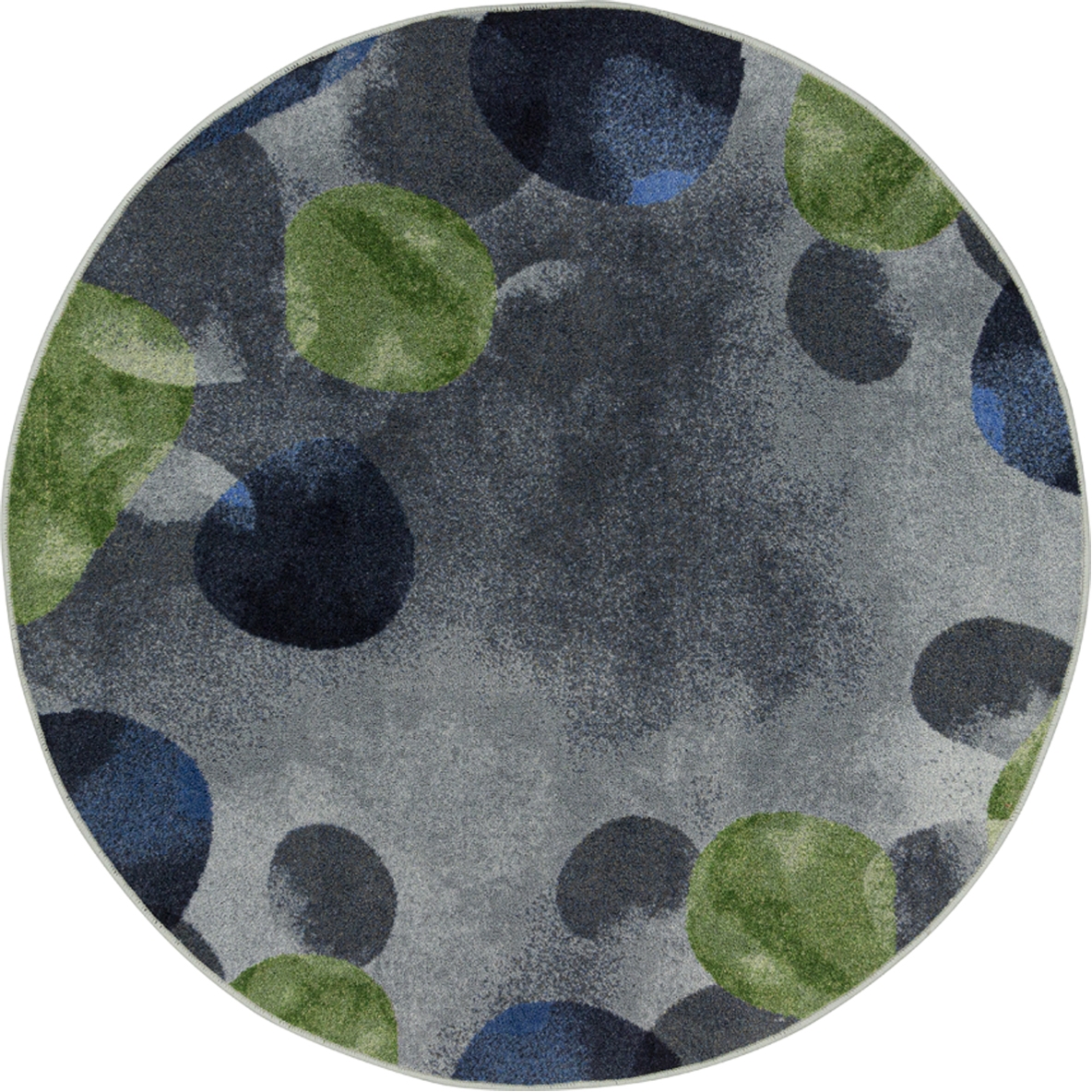 Riverstone 13'2' Round Area Rug In Color Gray