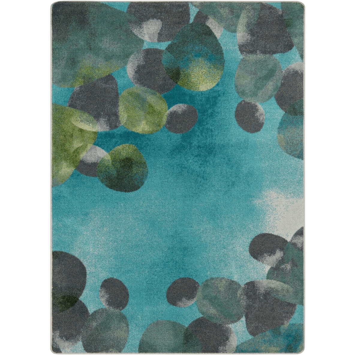 Riverstone 10'9' x 13'2' Area Rug In Color Teal