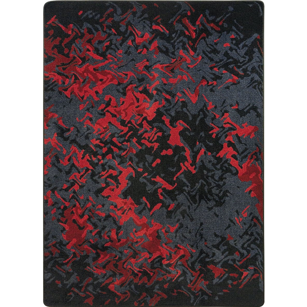 Eruption 10'9' x 13'2' Area Rug In Color Ruby